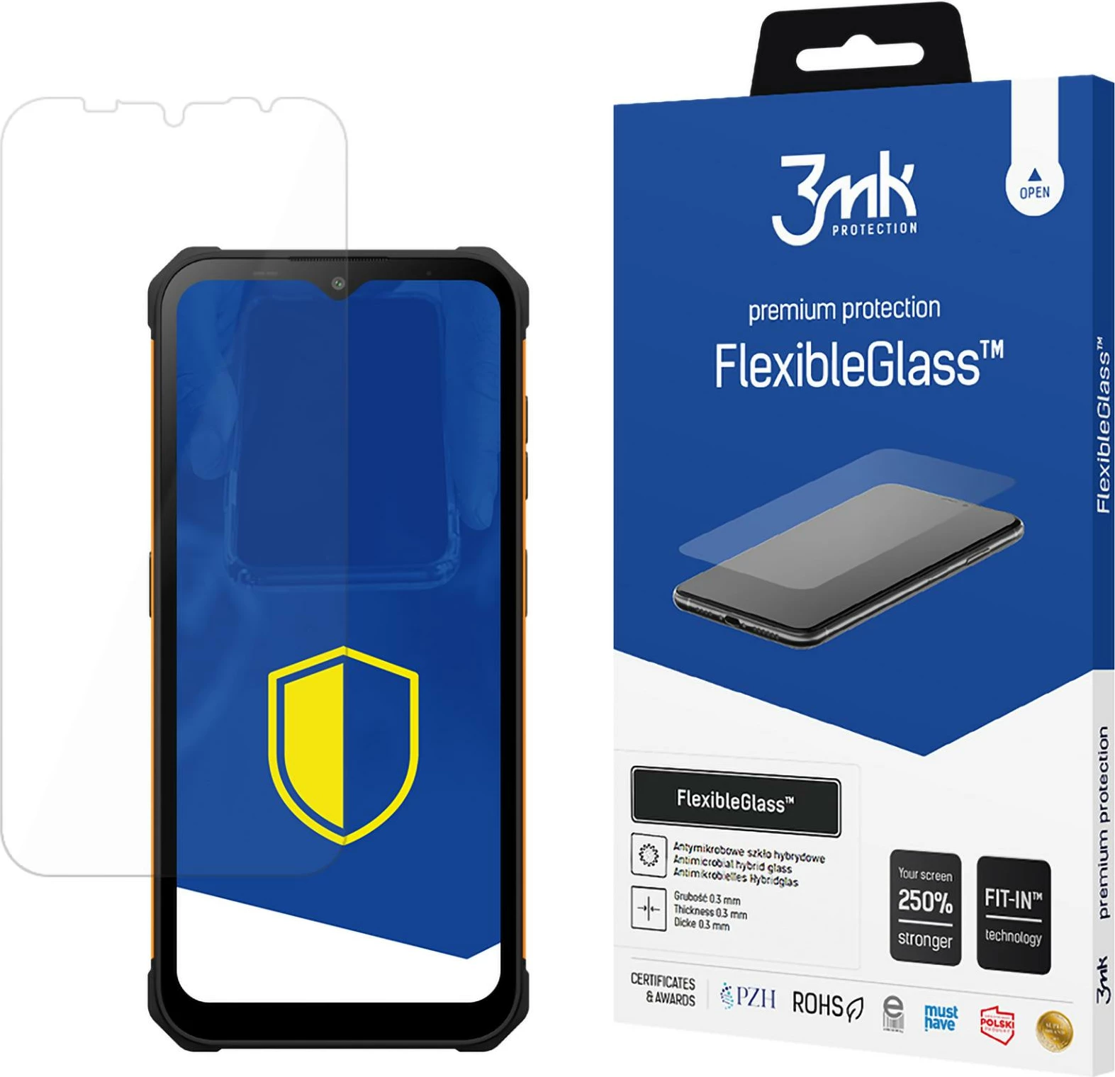 Mbrojtës ekrani FlexibleGlass 3mk Protection për Hammer Iron Va