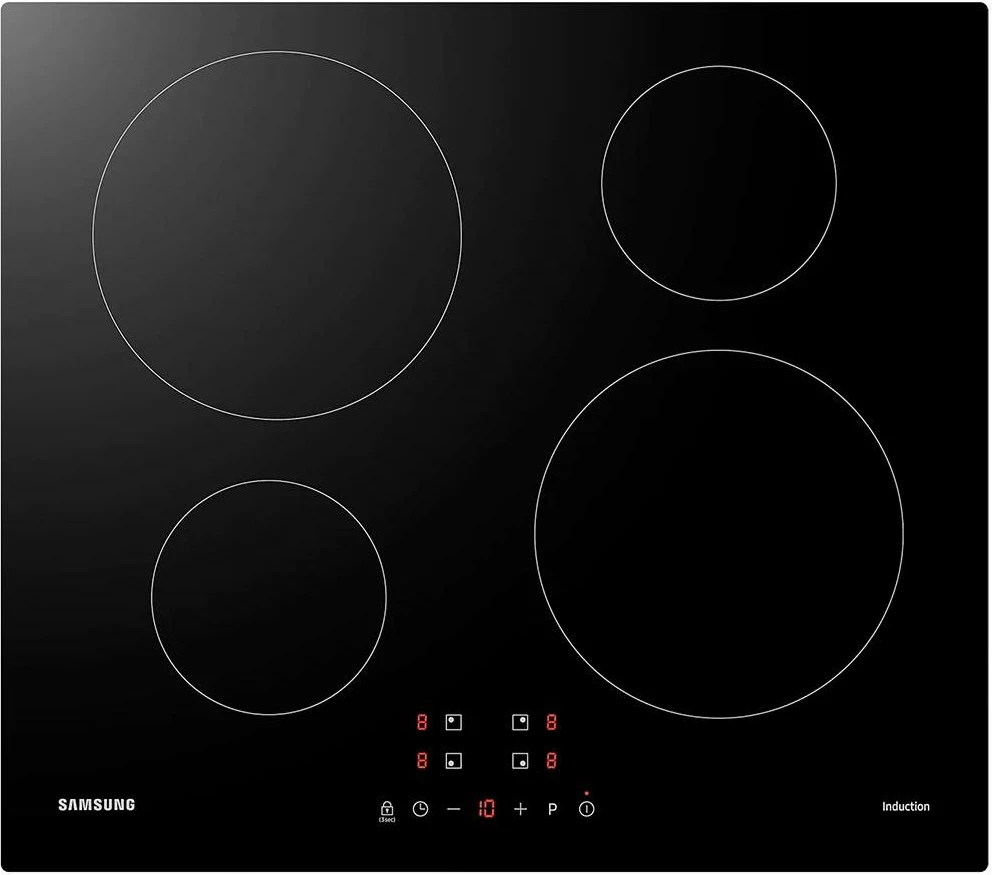 Pianurë induksioni Samsung NZ64M3NM1BB/OL 4 zona gatimi Power Boost Smart Touch, e zezë