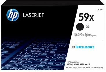 Toner, HP, 59X CF259X, High Yield, për LaserJet Pro M304 M404 MFP M428, i zi