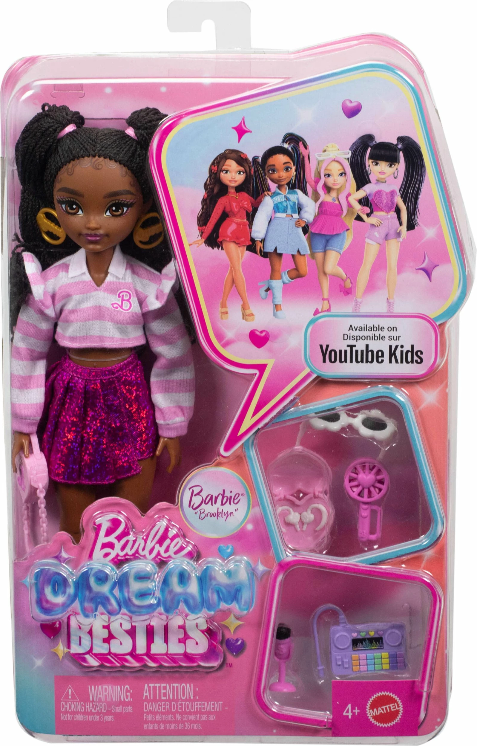 Kukull Mattel Barbie Dream Besties Brooklyn JKP51 me aksesorë