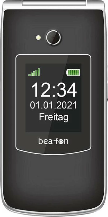 Celular me kapak Beafon SL645, Single SIM, ekran 2.8", kamerë 3 MP, bateri 1000 mAh, zezë/argjendtë