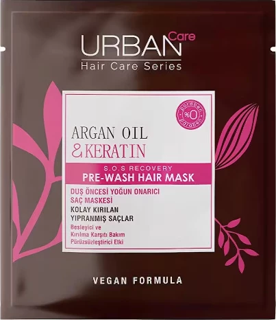Maskë për flokë Urban Care Argan Oil & Keratin, 50 ml