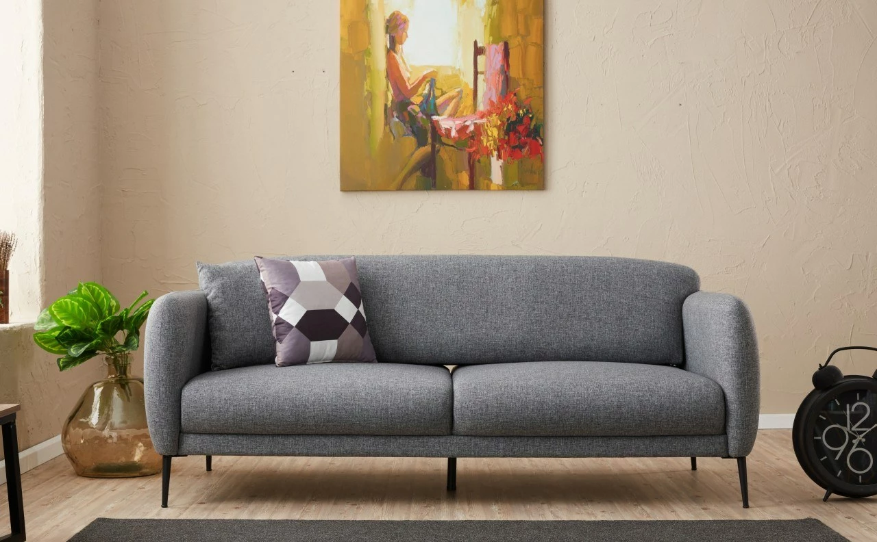 Sofabed 3-ulëshe Atelier del Sofa, Venus, ngjyrë gri