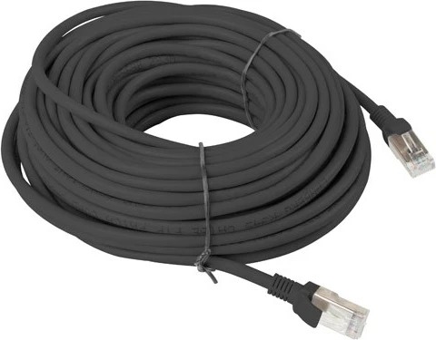 Kabllo Lanberg Patchcord RJ45, Cat. 5E, UTP, 20m, e zezë