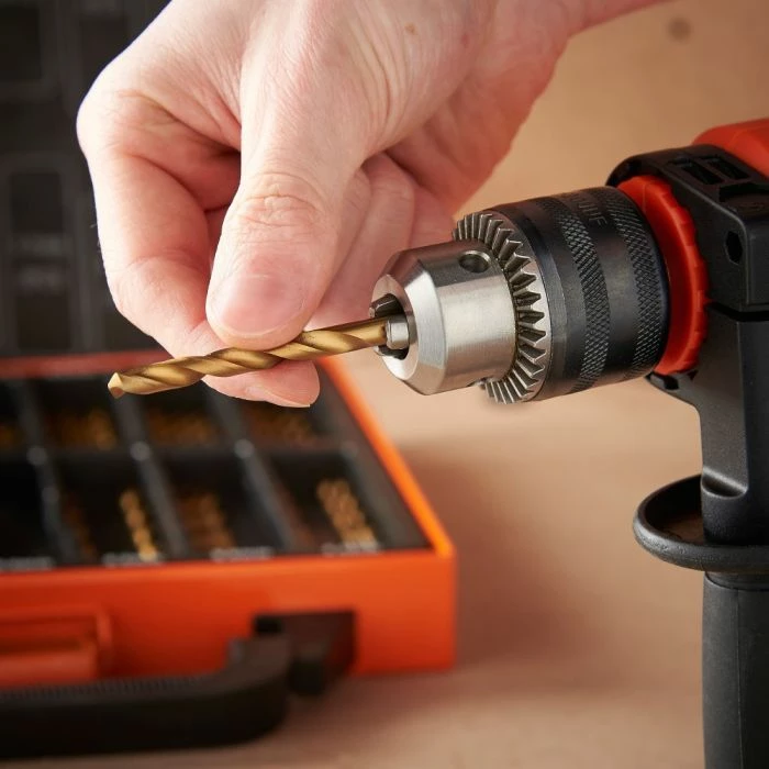 Set majash për shpim VONHAUS 15/257 99 copë 1.5–10 mm, portokalli