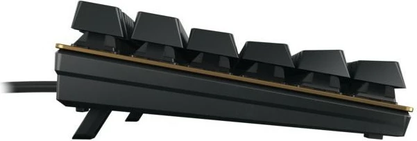 Tastierë mekanike Cherry KC 200 MX, AZERTY, Cherry MX Brown, me kabllo, 1.6m, e zezë/bronzi