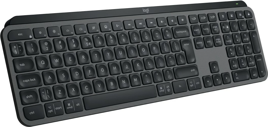 Tastierë Logitech MX Keys S, Wireless, RF Wireless + Bluetooth, QWERTY, LED, Grafit