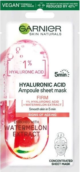 Garnier Skin Active 1% Hyluaronic Ampoule Sheet Mask