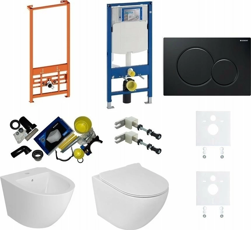 Buton shkarkimi Geberit Sigma20 Start.CZ.Mat-CZ-CZ.Mat, 24.6x16.4 cm, plastikë, i zi mat