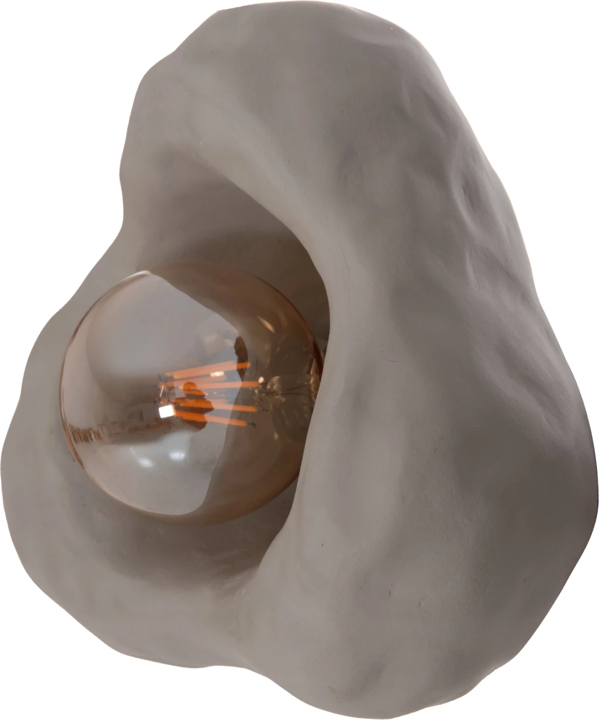 Aplik muri LUXON, fibër çimento, ngjyrë gri, FH4701.03S, 28x15x25cm