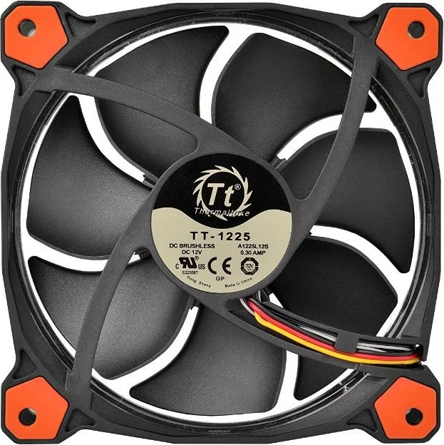 Ventilator kase Thermaltake Riing 12 LED, 120mm, 1500 RPM, i kuq