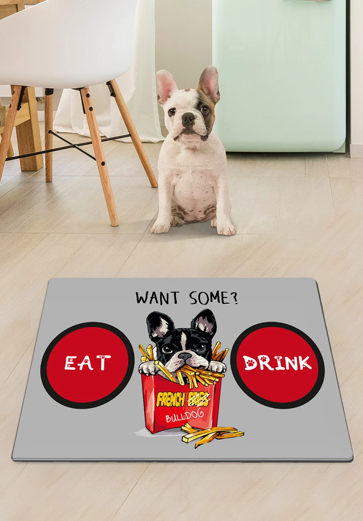 Tapet për rërë mace, model patatina, Conceptum Hypnose, shumëngjyrësh, 40x60cm