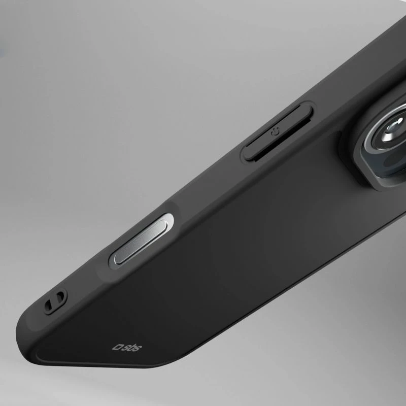 Mbështjellëse telefoni SBS Full Active D3O për iPhone 16 Pro Max, e zezë