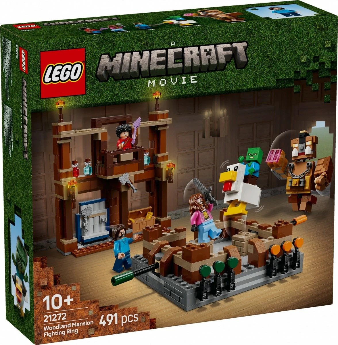 Set LEGO Minecraft 21272 Ring at the Forest Manor, 491 pjesë