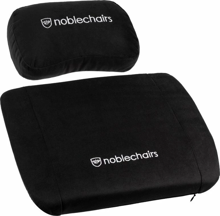 Set jastëkësh memory foam Noblechairs GAGC-168 40 x 32 cm, zi, set 2 copë
