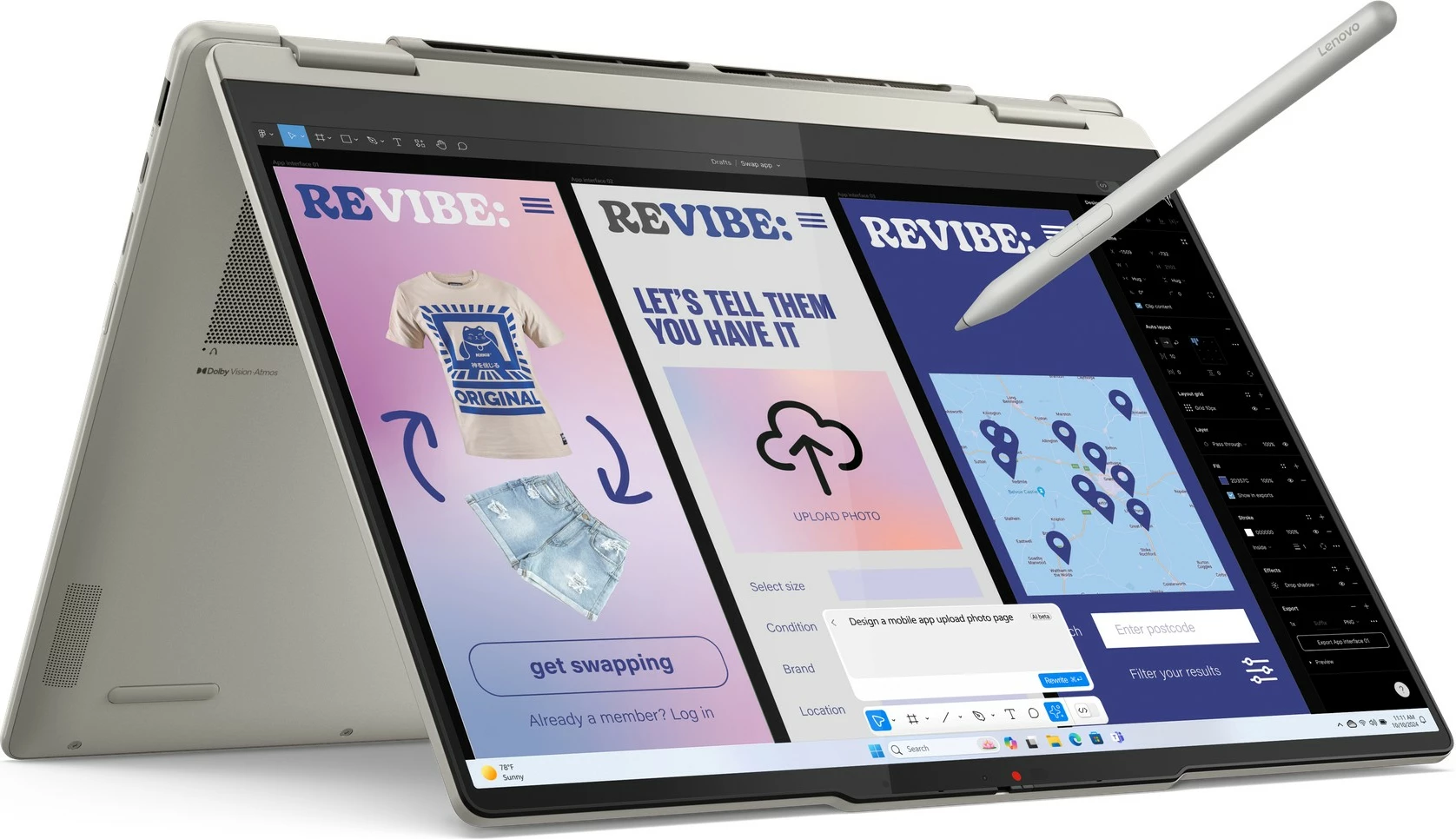 Laptop Lenovo Yoga 7 2-in-1 14ILL10, Core Ultra 5 226V, 14" OLED, 2n1, argjendtë