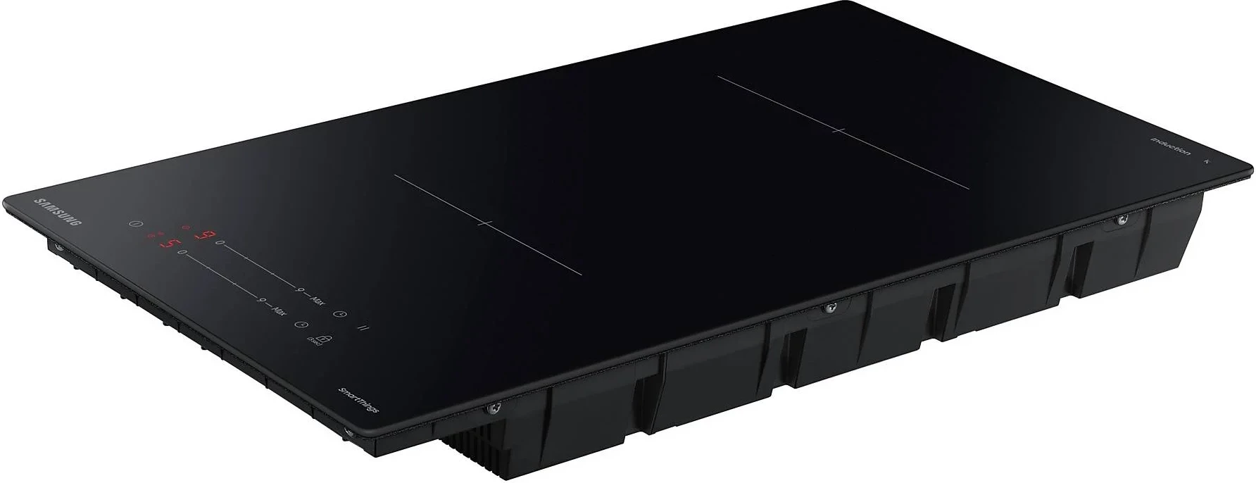 Pllakë induksioni Samsung NZ32BG2005FKU2, Wi‑Fi, Sliding Control, 2 zona, Domino, e zezë