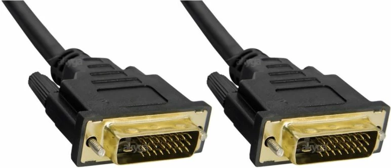 Kabllo DVI-D Akyga AK-AV-06, 1.8m, e zezë