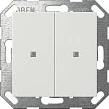 Switch muror GIRA 517303 KNX System 55, 2fish, mat, i bardhë