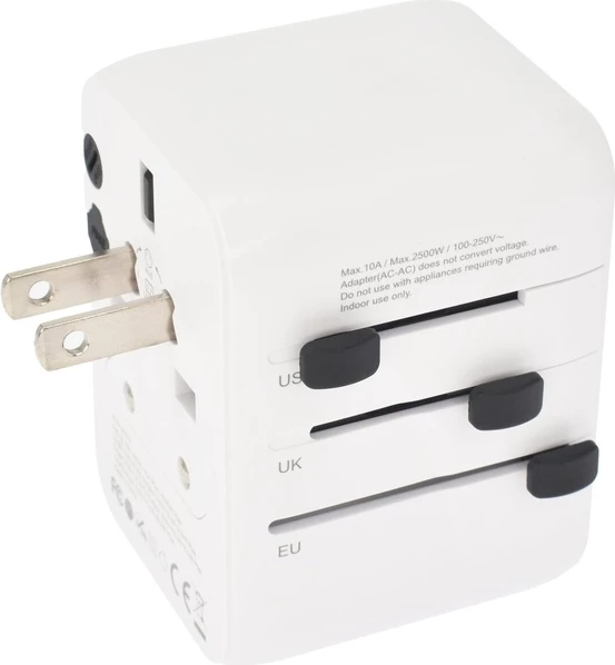 Dviced Universal travel adapter 28W - White