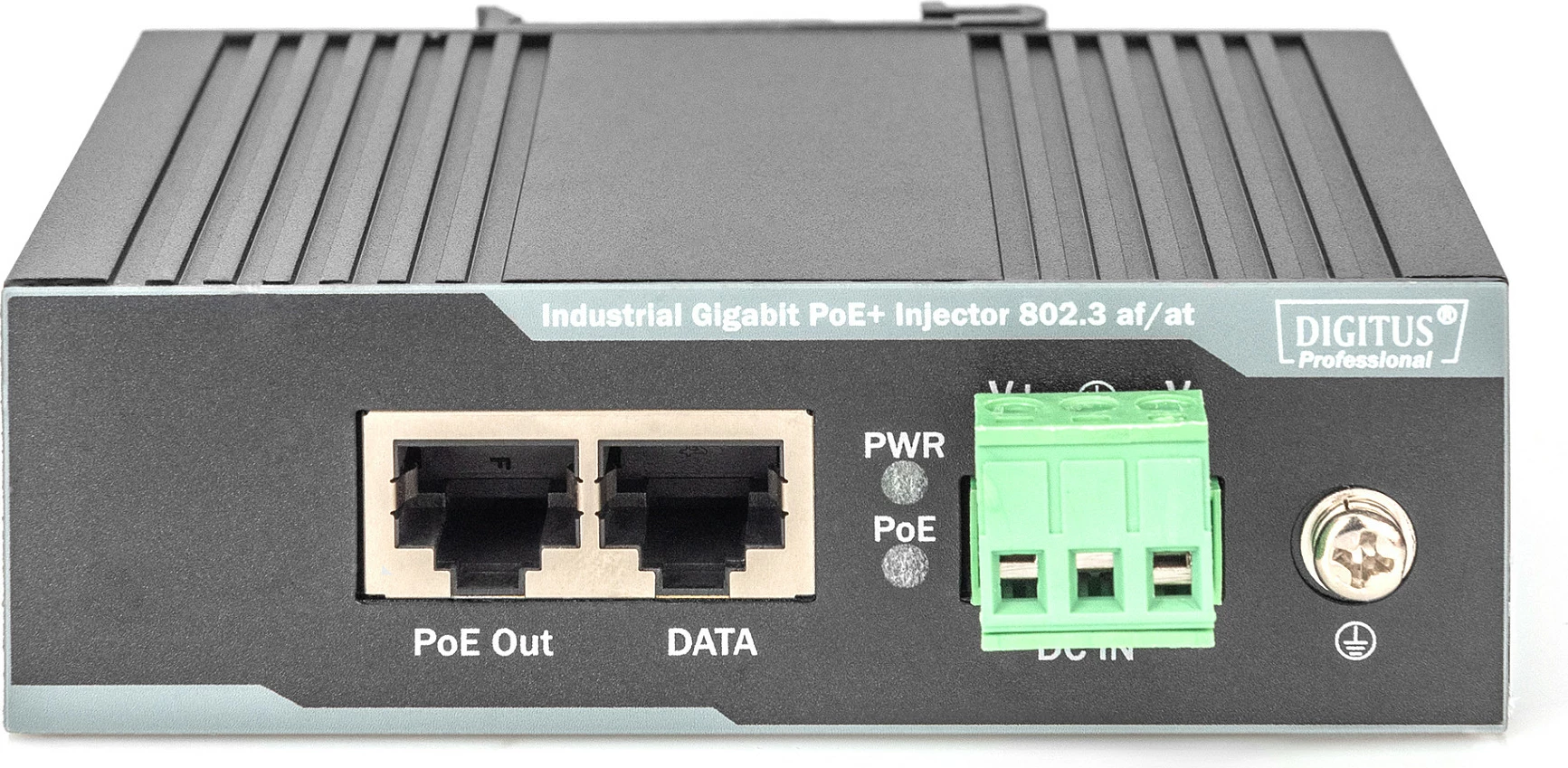 Injektor PoE+ Digitus Industrial Gigabit, 802.3af/at, 60W, 10/100/1000, i zi