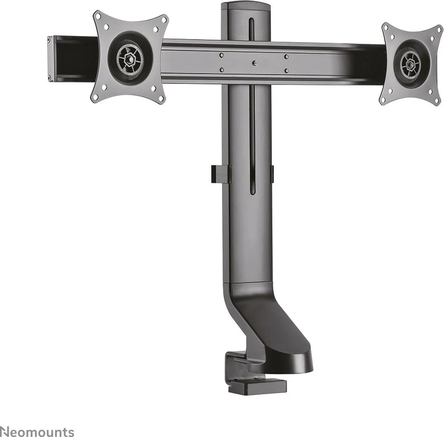 Mbajtës tavoline Neomounts FPMA-D860DBLACK, 2 ekrane, 27", i zi