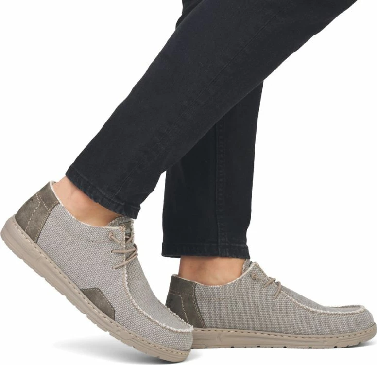 Atlete të ulëta meshkuj Rieker 08600-63, gri