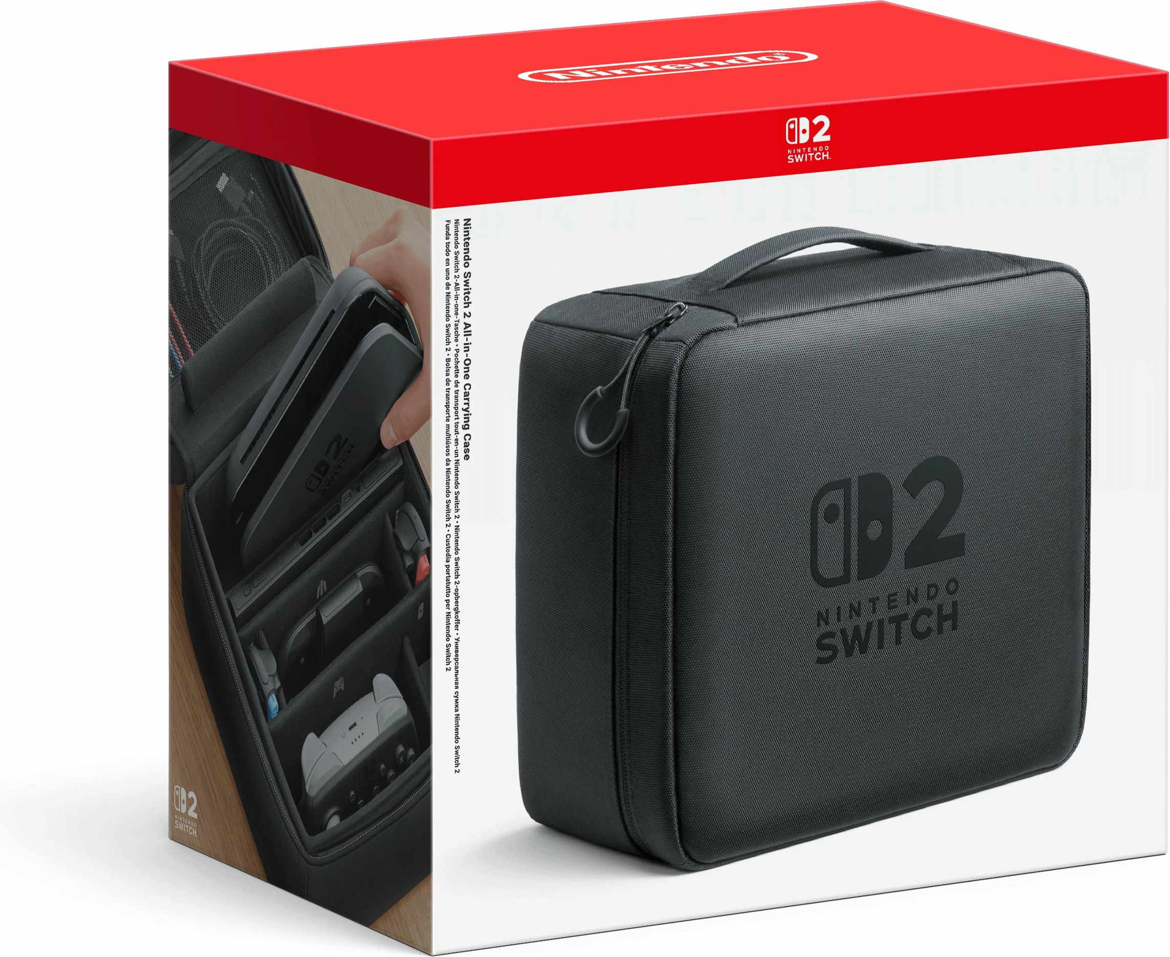 Çantë transporti Nintendo Switch 2 Carrying Case All in One N2P402, për Nintendo Switch/Switch 2, e zezë