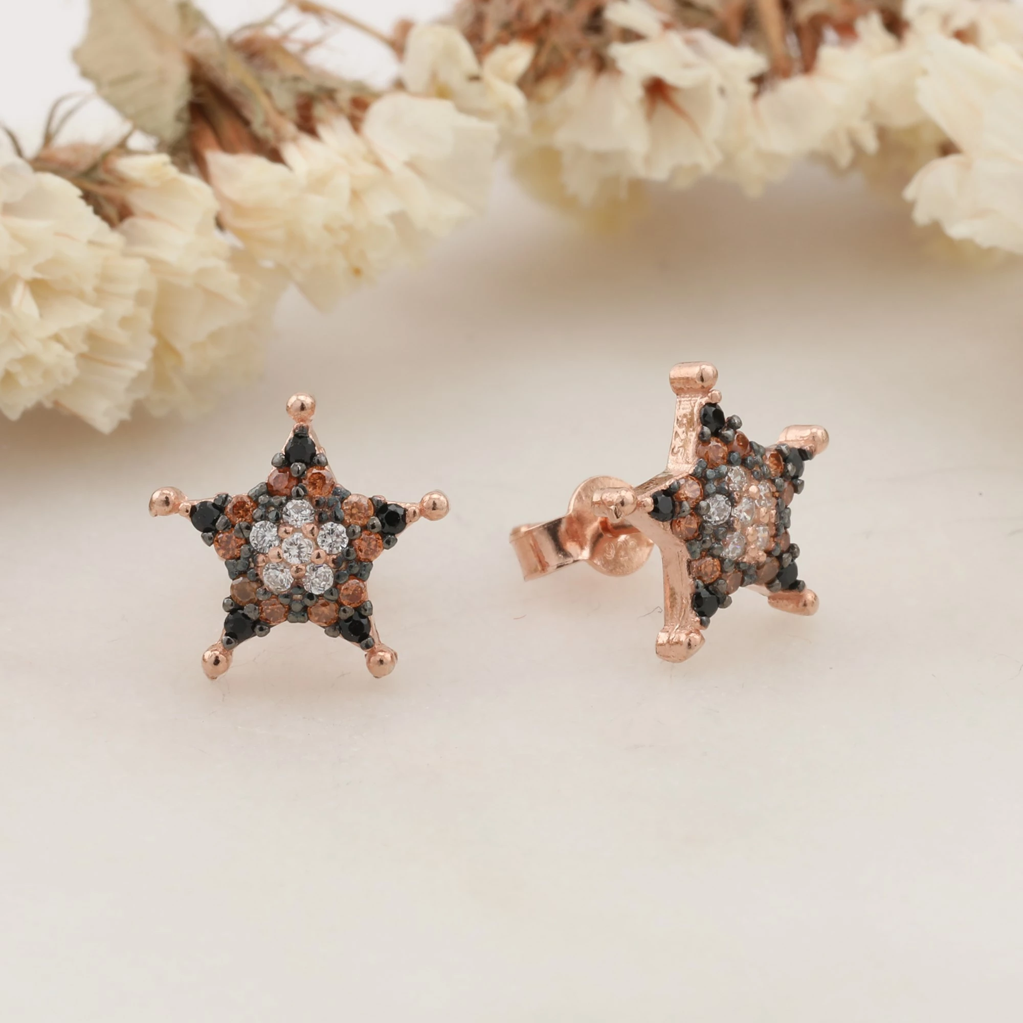 Vathë argjendi ngjyrë rozë gold, Jumeon, 3283