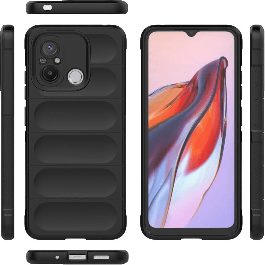 Mbështjellës silikoni ONASI Wave për Realme C35, i zi