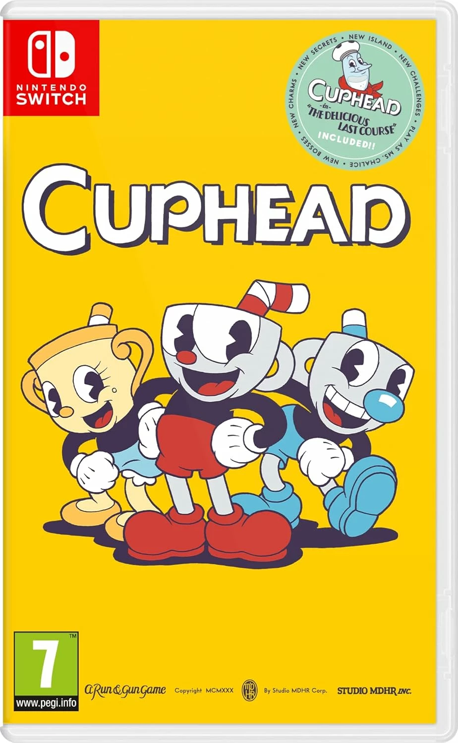 Lojë Nintendo Switch iam8bit Cuphead, PEGI 7, përfshin The Delicious Last Course