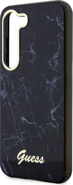Mbështjellës Guess GUHCS23SPCUMAK për Samsung Galaxy S23, hardcase, i zi
