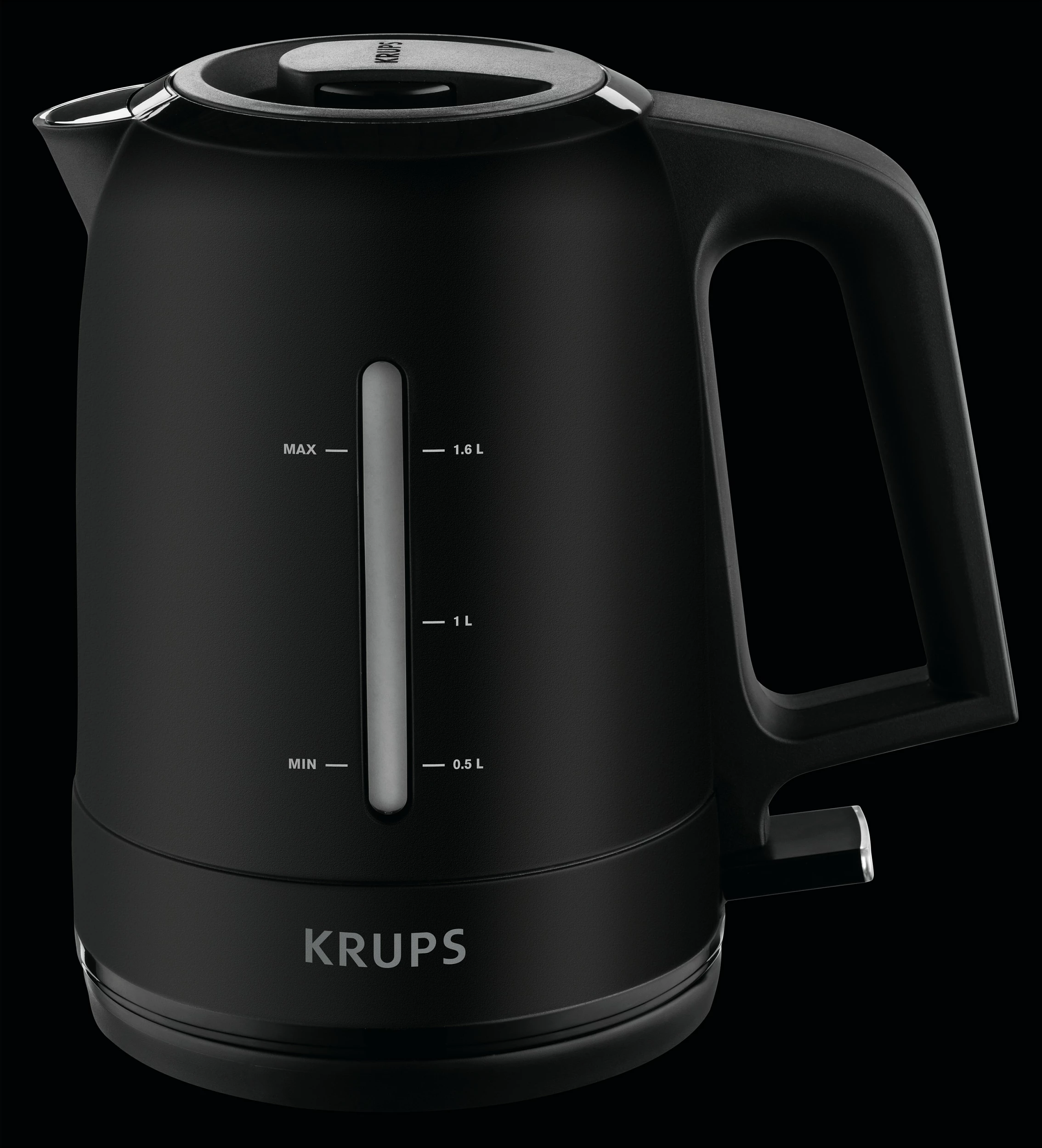Ibrik elektrik Krups BW2448, 1.6L, plastikë, i zi