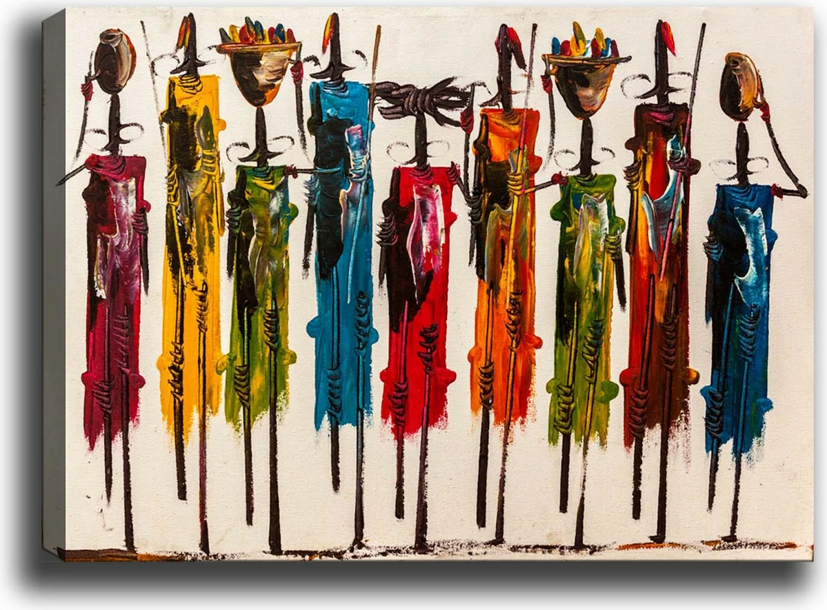 Pikturë dekorative në kanavacë, shumëngjyrëshe, 70x100cm