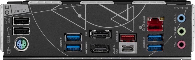 Pllakë amë GIGABYTE Z790 EAGLE, LGA1700, DDR5, ATX, 2.5GbE, PCIe 5.0, e zezë