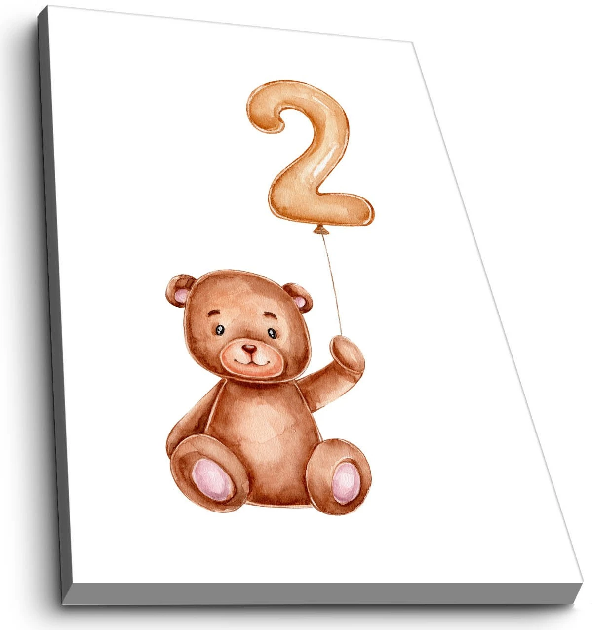 Pikturë dekorative kanavacë, ari me balonë numër 2, Wallity, 45x70cm