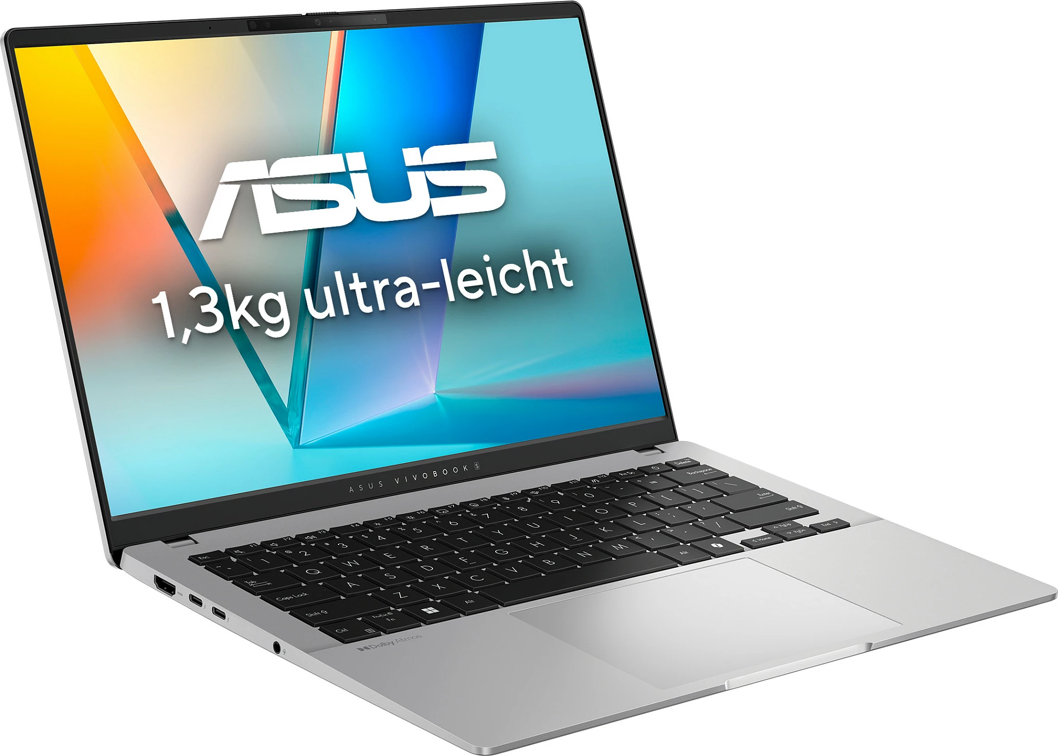 Laptop ASUS VivoBook S 14 S5406SAL-SF312W, CU5-226V, 16GB RAM, 512GB SSD, Windows 11 Home, argjendtë