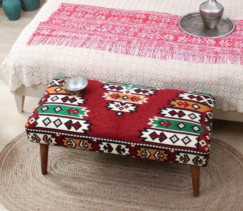 Pouf Atelier del Sofa, Vezir v2, shumëngjyrësh, 91x42x46cm