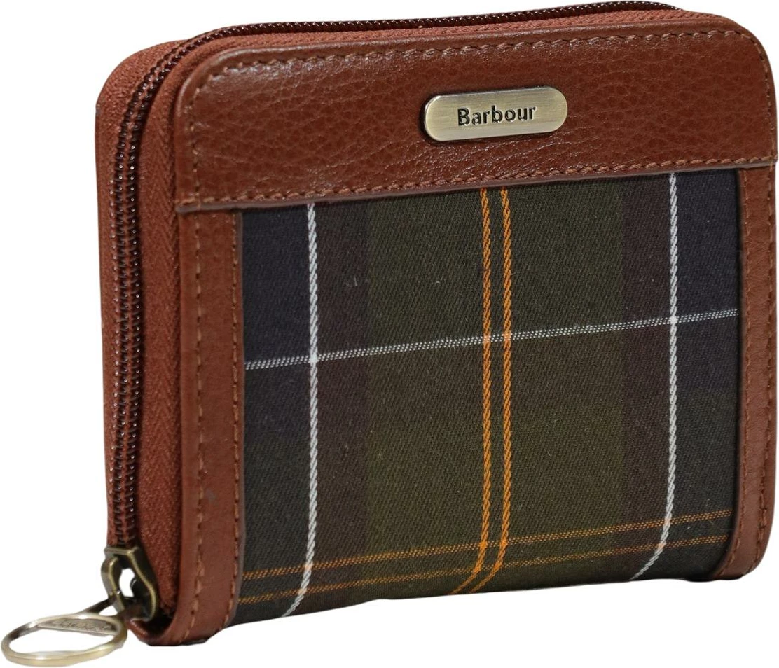Portofol për femra Barbour Mini Daphne Tartan, kafe