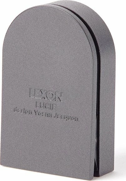 Lampë tavoline LED me kapëse Lexon Lucie LL121X, USB-C, IPX4, Gri e errët/Gun