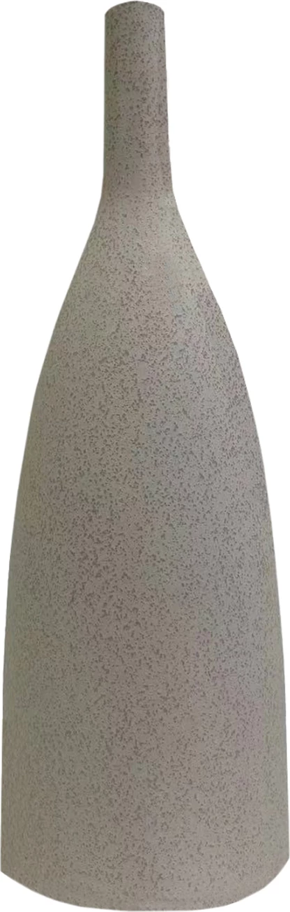 Dekor tavoline qeramike GALAD FH4634.01 ngjyrë e bardhë me kristalizim Φ14x40.5Hcm