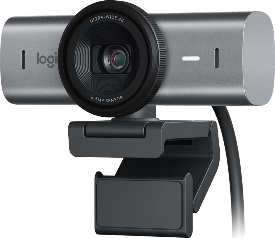 Webcam Logitech MX Brio EMEA28-935, 4K Ultra HD, 60fps, USB-C, Graphite