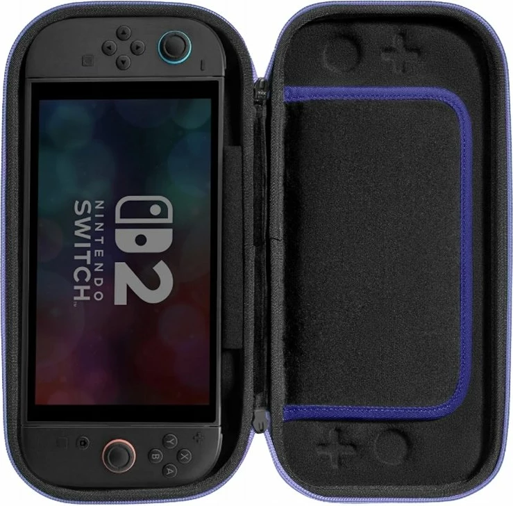Çantë mbrojtëse për konzolë Yaxo TAHOE Cool Edition YAX-GA-CS-10, për Nintendo Switch/Switch 2, Blueberry Purple
