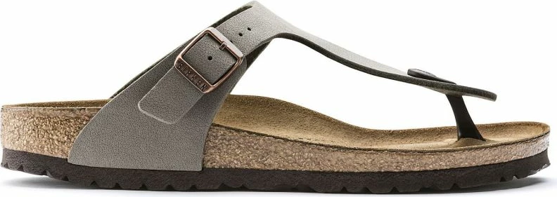 Flip-flops femra Birkenstock, gri-bezhë