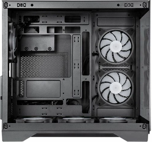 Kasë CHIEFTEC VISIO GM-30B-TG-OP ATX USB 3.2 Gen2 Type-C tempered glass me A-RGB fanë, e zezë