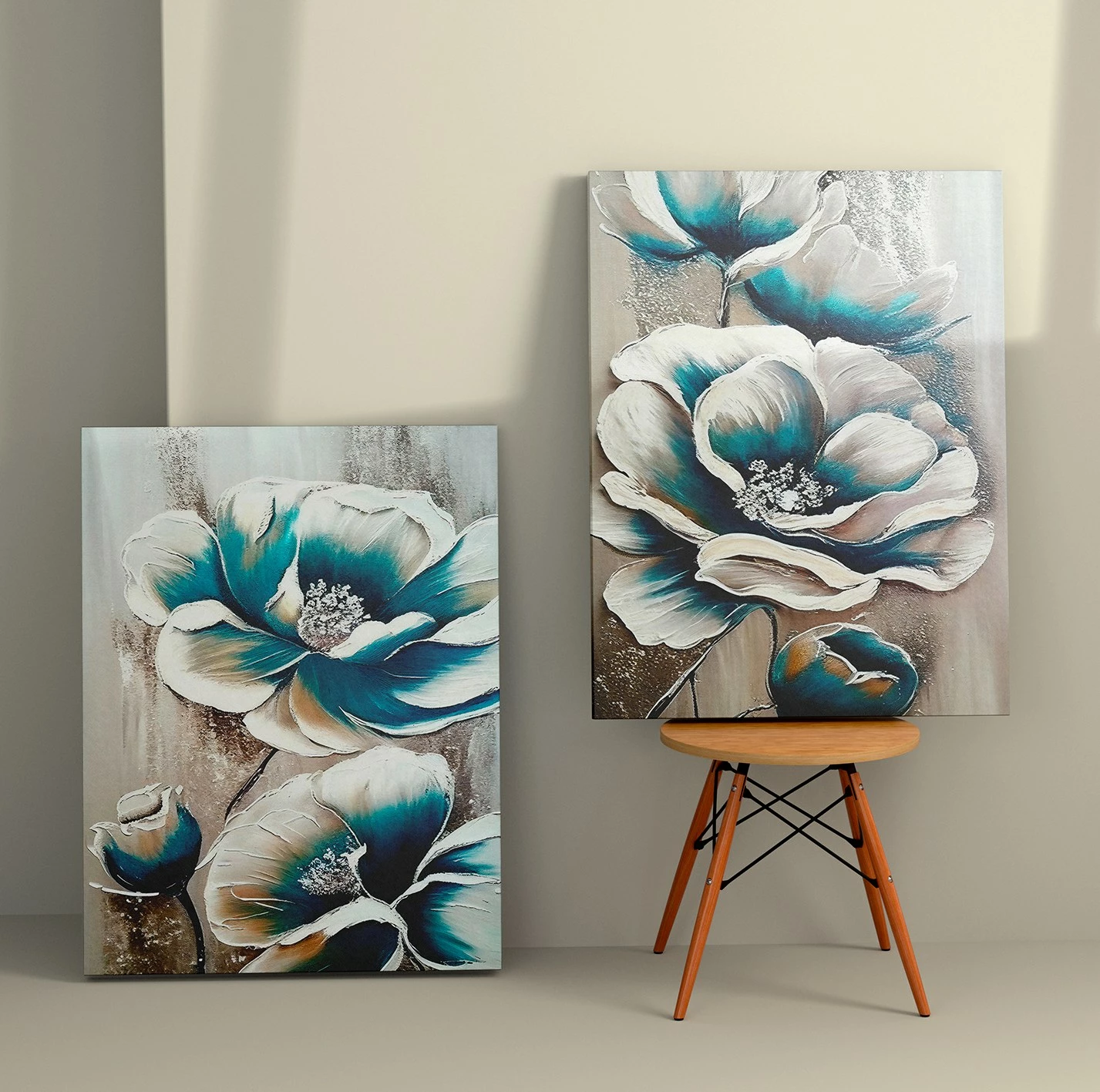 Pikturë dekorative në kanavacë (2 copë), Wallity, 2KNV4237, 50x70cm