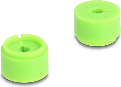 Adapter lidhës RJ45 DeLOCK Cat.6A, femër-femër, IP68, M20, i zi