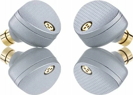 Kufje in-ear Moondrop Aria 2, 3.5mm, 0.78mm 2-pin, 1.2m, semi-open, 33Ω, argjendtë/gri