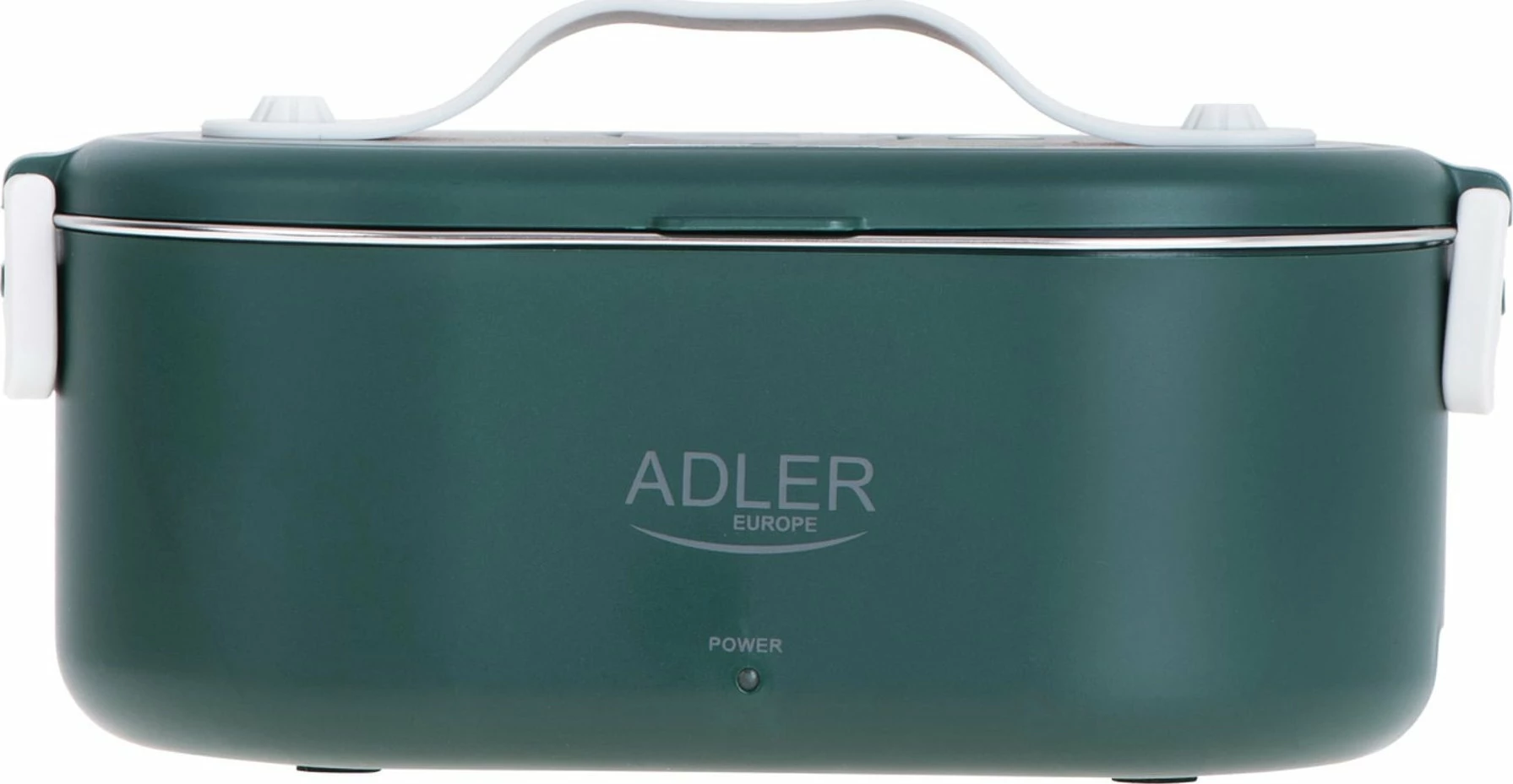 Enë ushqimi elektrike Adler AD 4505, 0.8 L, inox SUS304, ngrohëse, jeshile, me lugë