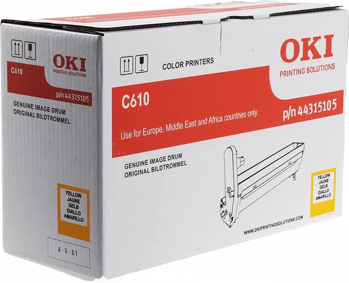 Njësi drum, OKI 44315105, rendiment 20000 faqe, verdhë